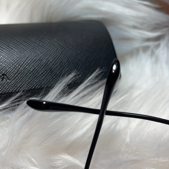 PRADA SUNGLASSES SPR 53V UNISEX GREY BLACK CASE - Picture 10 of 11